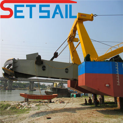 230000.000kg Stock Cutter Suction Dredger con motore diesel e profondità di dragaggio di 15 m