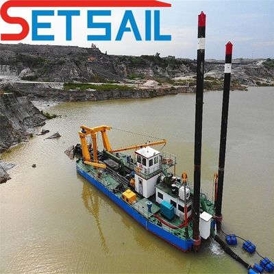 Mini River Cutter Suction Sand Pump Ship Dredger adatto a varie applicazioni