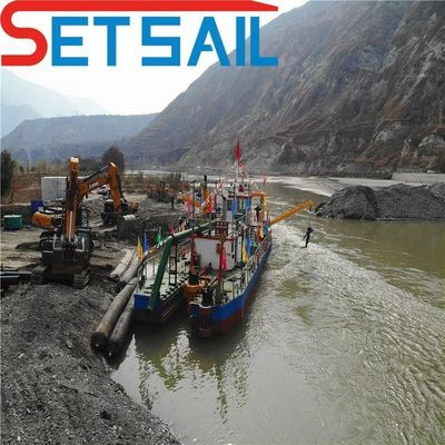 Mini River Cutter Suction Sand Pump Ship Dredger adatto a varie applicazioni