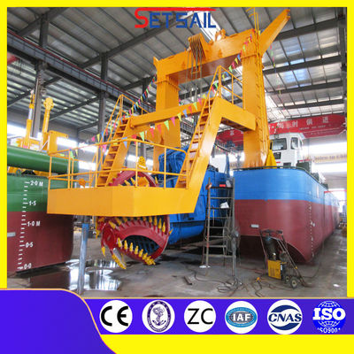 1000m3 PLC Siemens Flow Water Motore Diesel Cutter Suction Dredger ad alta capacità