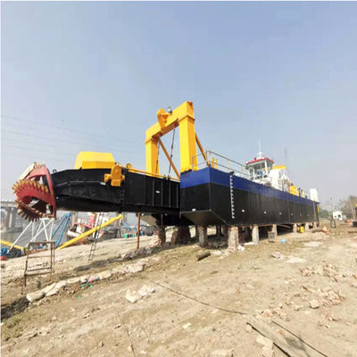 22 pollici Cummins Motore Diesel Cutter Suction Dredger per 2000 metri di distanza di scarica