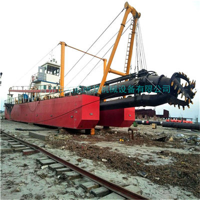 22 pollici Cummins Motore Diesel Cutter Suction Dredger per 2000 metri di distanza di scarica