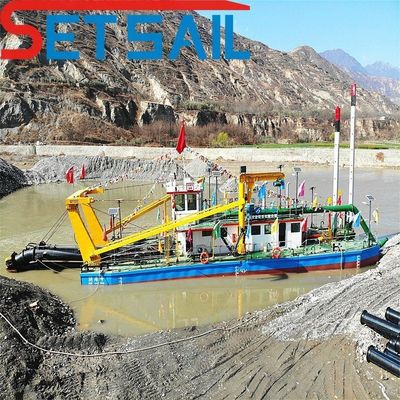Spessore della piastra anteriore 5mm-20mm Tagliatore Dredger di aspirazione con e flusso d'acqua 100m3-20000m3