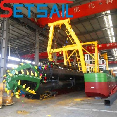 Spessore della piastra anteriore 5mm-20mm Tagliatore Dredger di aspirazione con e flusso d'acqua 100m3-20000m3