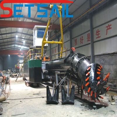 Spessore della piastra anteriore 5mm-20mm Tagliatore Dredger di aspirazione con e flusso d'acqua 100m3-20000m3