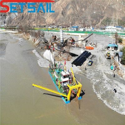 36000.000kg Pacchetto Peso lordo Dredger a pompa idraulica ad aspirazione per progetto di dragaggio