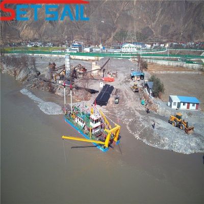36000.000kg Pacchetto Peso lordo Dredger a pompa idraulica ad aspirazione per progetto di dragaggio