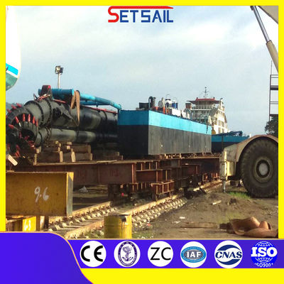 Cumins. Cat Diesel Mini Dredge Dredging Machine con verricello idraulico e trasportatore di spud