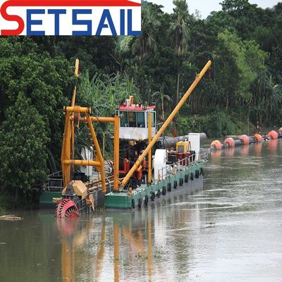 22 pollici motore Diesel Cutter aspiratore di sabbia dragatore con pompa costo di spedizione conveniente