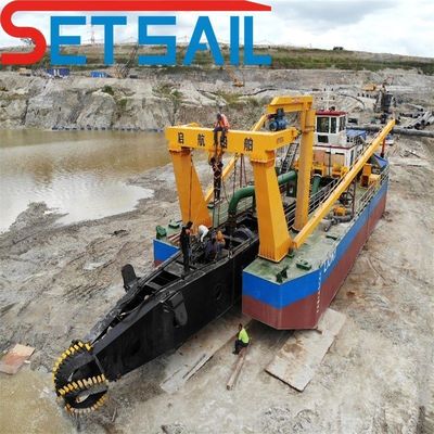 Personalizzazione Settimo diesel muto Vela CCS Cutter Suction Vessel Dredger idraulico Richiesta