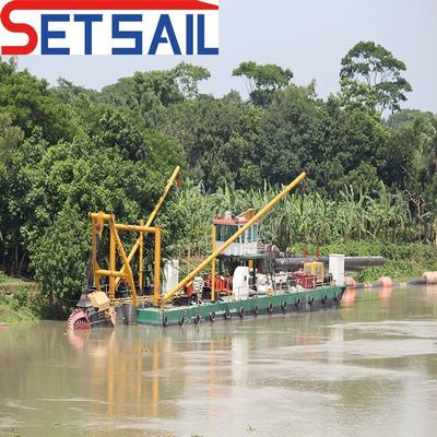550 Pompa di sabbia Siemens PLC Motore diesel 22 pollici Cutter Suction Dredger per progetti