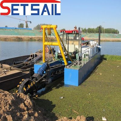 550 Pompa di sabbia Siemens PLC Motore diesel 22 pollici Cutter Suction Dredger per progetti
