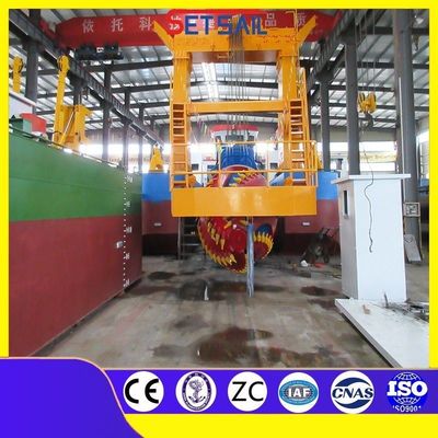 US Customized CCS Cutter Suction Sand Hydraulic Dredger per un servizio post-vendita permanente