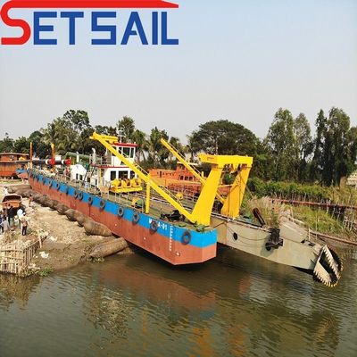 Dredger di aspirazione multifunzione da 22 pollici per la dragatura della sabbia a motore diesel
