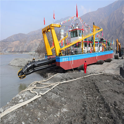 Shijiazhuang pompa doppia 22 pollici cutter aspiratore dragaglio per sabbia e 4500m3 flusso d'acqua