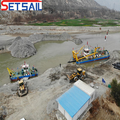 Tipo di slot CTN Customized 22 Inch Cutter Suction River Sand Dredger per la struttura della scatola del lago