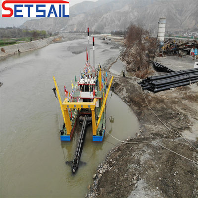 Tipo di slot CTN Customized 22 Inch Cutter Suction River Sand Dredger per la struttura della scatola del lago
