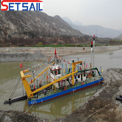 Tipo di slot CTN Customized 22 Inch Cutter Suction River Sand Dredger per la struttura della scatola del lago