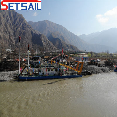 Tipo di slot CTN Customized 22 Inch Cutter Suction River Sand Dredger per la struttura della scatola del lago