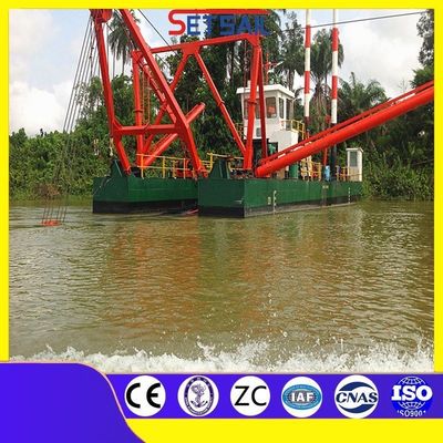 Motore diesel Cumins. Cat Chinese Set Sail Cutter Suction Dredger con altezza 1,5-3,2 m