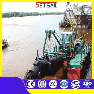Motore diesel Cumins. Cat Chinese Set Sail Cutter Suction Dredger con altezza 1,5-3,2 m