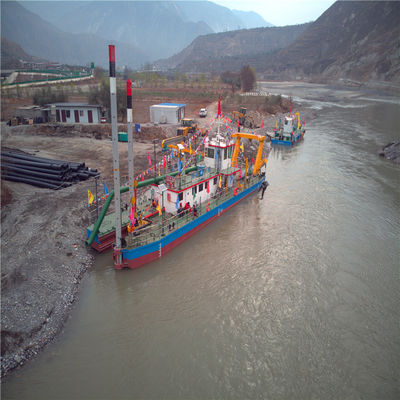 Siemens PLC 22 Inch Cutter Suction Dredger per il dragaggio fino a 15 m di profondità e prestazioni