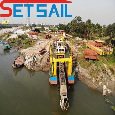 Scala a forma quadrata o rotonda CCS mini dragaggio con verricello idraulico e trasportatore di spud