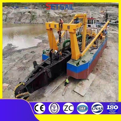 Set Vela con CCS Cutter Suction Dredger in piastra di acciaio personalizzato tipo acciaio marino
