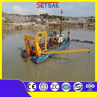 Set Vela con CCS Cutter Suction Dredger in piastra di acciaio personalizzato tipo acciaio marino