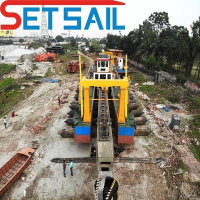 Scavatrice di sabbia a aspirazione con testa di 54 m e tipo di slot CTS