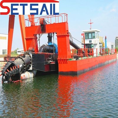 Dredger di sabbia a aspirazione da 20 pollici per sabbia di bocca del mare Potenza diesel e tipo ciclone