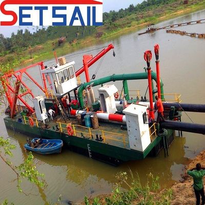 Dredger di sabbia a aspirazione da 20 pollici per sabbia di bocca del mare Potenza diesel e tipo ciclone