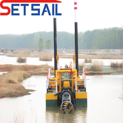 Dredger di sabbia a aspirazione da 20 pollici per sabbia di bocca del mare Potenza diesel e tipo ciclone