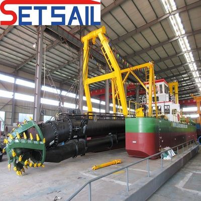 12mm Piastra di acciaio di fondo miniera dell' oro idraulica 18 pollici scavo di sabbia con pompa