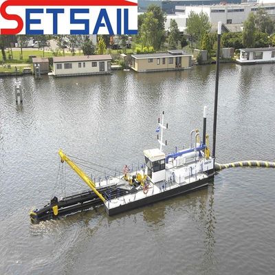 12mm Piastra di acciaio di fondo miniera dell' oro idraulica 18 pollici scavo di sabbia con pompa