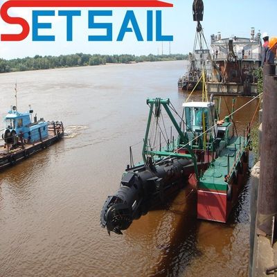 Rexroth e Parker Hydraulic Cutter Suction Sand Gold Dredger con altezza da 1,5 a 3,2 m