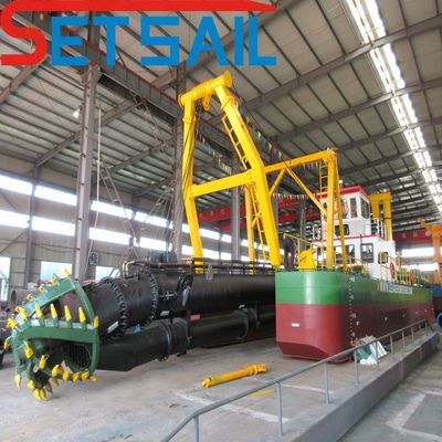 Rexroth e Parker Hydraulic Cutter Suction Sand Gold Dredger con altezza da 1,5 a 3,2 m