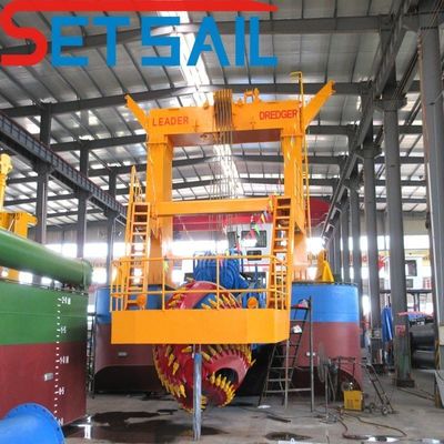 Rexroth e Parker Hydraulic Cutter Suction Sand Gold Dredger con altezza da 1,5 a 3,2 m