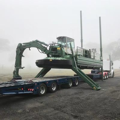 Dredger anfibio idraulico a motore diesel con secchio opzionale