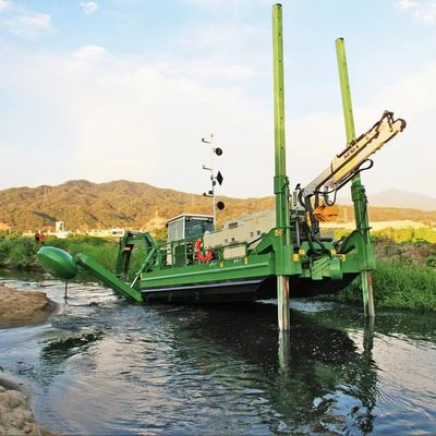 Dredger di sabbia fluviale anfibio automatico completo per fossato e prestazioni