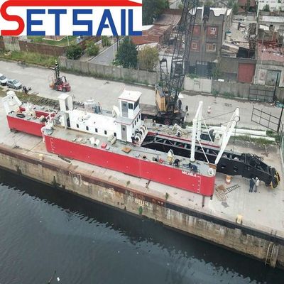 Dredger di sabbia a aspirazione da 18 pollici con gru di ponte QHCSD-477 700m3 Capacità 700m3