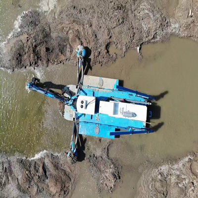 Dredger amfibi multifonzionale a cilindrata di 120-700 m3/h