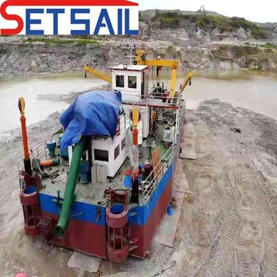 700m3 di capacità pompa doppia di sabbia 18 pollici di taglio di aspirazione dragaglio per l'escavatura del lago
