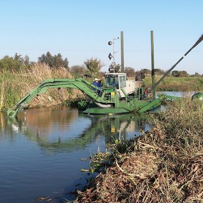 Dredger anfibio con motore idraulico con flusso d'acqua di 800 m3 Costo di spedizione Tempo di consegna