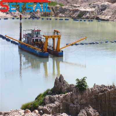 180000.000kg Peso lordo Dredger idraulico di 18 pollici a taglio di aspirazione con carrello