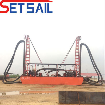 Capacità massima 100m3-2000m3 Scavatrice a getto a aspirazione automatico per l'estrazione dell'oro di sabbia fluviale