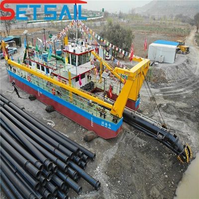 18 pollici di sabbia di dragaggio Dredger Machine per il recupero del terreno conveniente e durevole