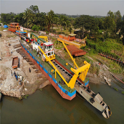 20 Inch River Sand Pump Cutter Dredger a aspirazione a getto con generatore a 50 kW