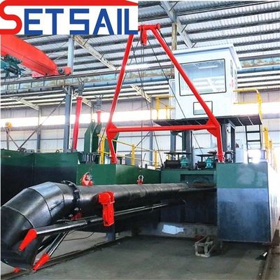 Potente 100m3-2000m3 Jet Suction River Sand Diamond / Gold Dredger con paracadute di agitazione