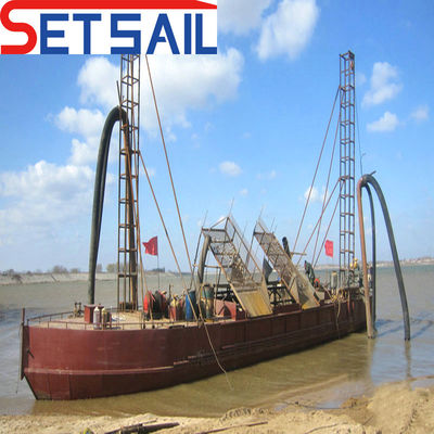Dredger per l'estrazione della sabbia a getto a pagamento per la sabbia del fiume Max.